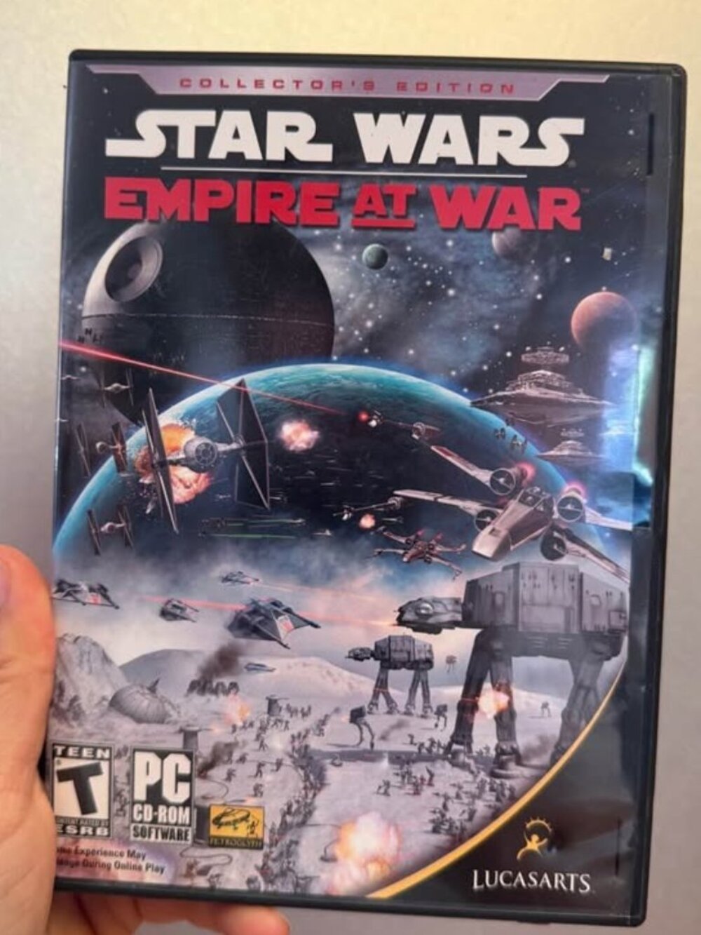 2006 Star Wars Empire at War Collectors edition PC game.